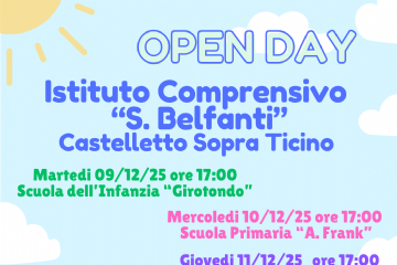 OPEN DAY - Istituto Comprensivo &quot;S. Belfanti&quot;